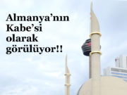 Köln DİTİB’de alış veriş merkezi açıldı DİTİB Merkez Cami külliyesinin bu fotoğrafı, karşıdaki komşu bınanın balkonundan çekildi. (© Adnan Öztürk)