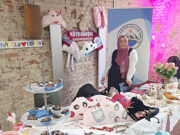 Köprübaşılılar Kadınlar Günü’nde ilgi odağı Kadınlar Kolu Schwerte bölge başkanı Fatma Kalyoncu.