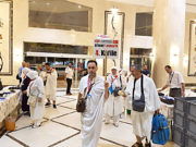 DİTİB’in ilk hac kafilesi Mekke’ye ulaştı Ditib hacıları böyle karşılandı.