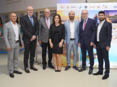 Paderborn’da yapılacak Türkiye tanıtım fuarının galası yapıldı Kemalettin Altun, Bernhard Biermeier-Hoppe, Wolfgang Weigel, Nursel Günaydın, Yasin Yüksel, Manfred Müller, Barış Altun.