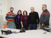 Kutlamada dile geldi: 10 Ocak Çalışan Gazeteciler Günü, „Gazeteciler Günü“ olarak değiştirilmeli Soldan sağa: Cemil Şahinöz, T.C. Münster Başkonsolosu Pınar Gülün Kayseri, Fatma Öztürk, Adnan Öztürk ve Himmet Elmacı.