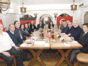 Argentina Steakhouse'da verilen yemeğe T.C. Münster Başkonsolosu Pınar Gülün Kayseri de (sağ baştan 7.) katıldı.