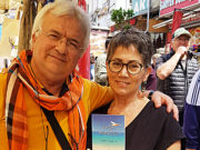 BAHARDA İZMİR Urlalı şair Erdoğan Karabıyık ve Esin Erel-Nicoara birarada.