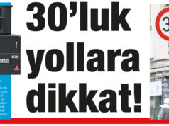 30’luk yollara dikkat! Trafik levhalarına gikkat etmeyen sonucuna katlanır!