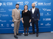 Turizmciler fuar öncesi galada buluştular Barış Altun, Nursel Günaydın ve Yasin-Yüksel