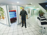 Her müşteriden sonra kabinler tekrar temizlenir Kaan Aydeniz, 9 kabin ile hizmet verdiklerini söylüyor.