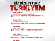 „Biz Bize Yeteriz Türkiyem“ kampanyası Almanya’da da başlatıldı Hesap numaraları.