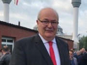 Hamm Belediye başkanı Petermann halka seslendi Hamm Büyükşehir Belediye Başkanı Thomas Hunsteger Petermann.