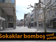 Esnafa, koronalı günleri sorduk, işimizi özledik dediler! Almanya-Bielefeld'in alışveriş merkezine Feilen sokağından giriş.