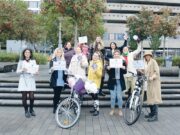 Süslü Kadınlar Bisiklet Turu’na Yağmur Engeli