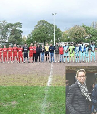 „TÜRKSPOR – SUK CANLAR“ KARŞILAŞMASINA BELEDİYE BAŞKAN ADAYI CHRISTIANA BAUER DE KATILDI