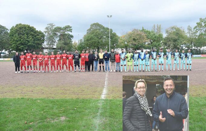 „TÜRKSPOR – SUK CANLAR“ KARŞILAŞMASINA BELEDİYE BAŞKAN ADAYI CHRISTIANA BAUER DE KATILDI